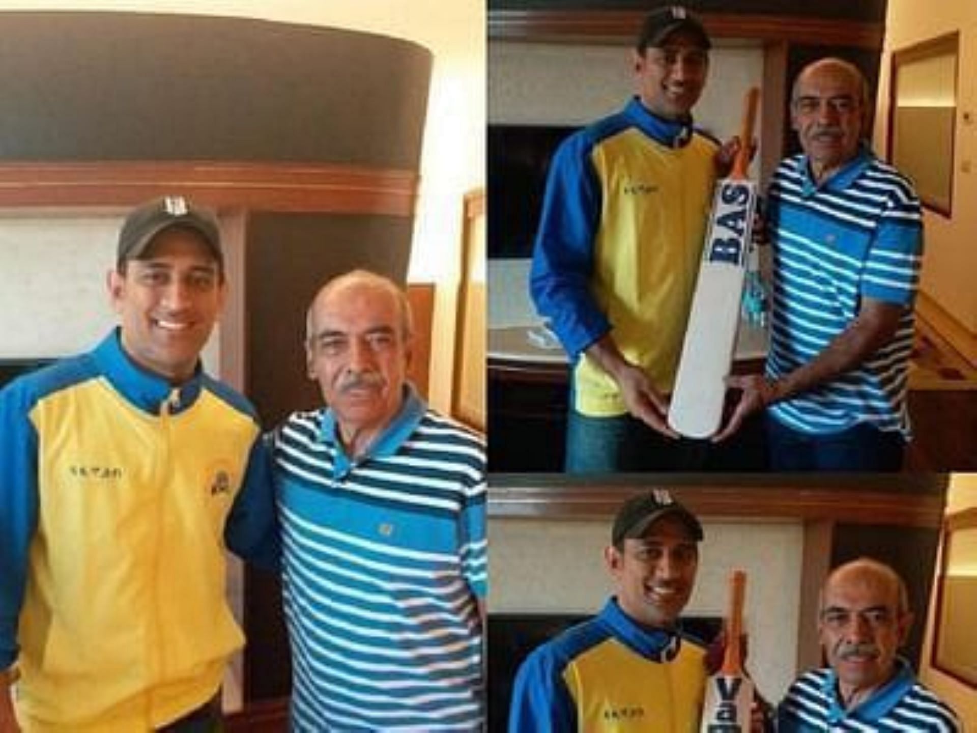 Dhoni&#039;s friend Paramjit Singh convinced the owner of BAS, Mr. Somi Kohli to sponsor the cricketing kit of the 17-year old MS Dhoni.