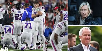 Martina Navratilova and Patrick McEnroe react to NFL star Damar Hamlin's scary injury during Cincinnati Bengals - Buffalo Bills clash