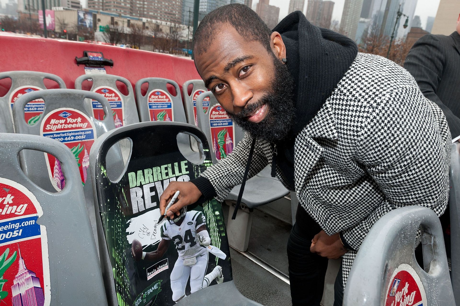 Darrelle Revis Ride Of Fame Induction Ceremony