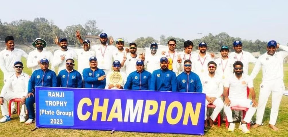 Bihar Ranji Trophy Plate Champions (Photo - Twitter)