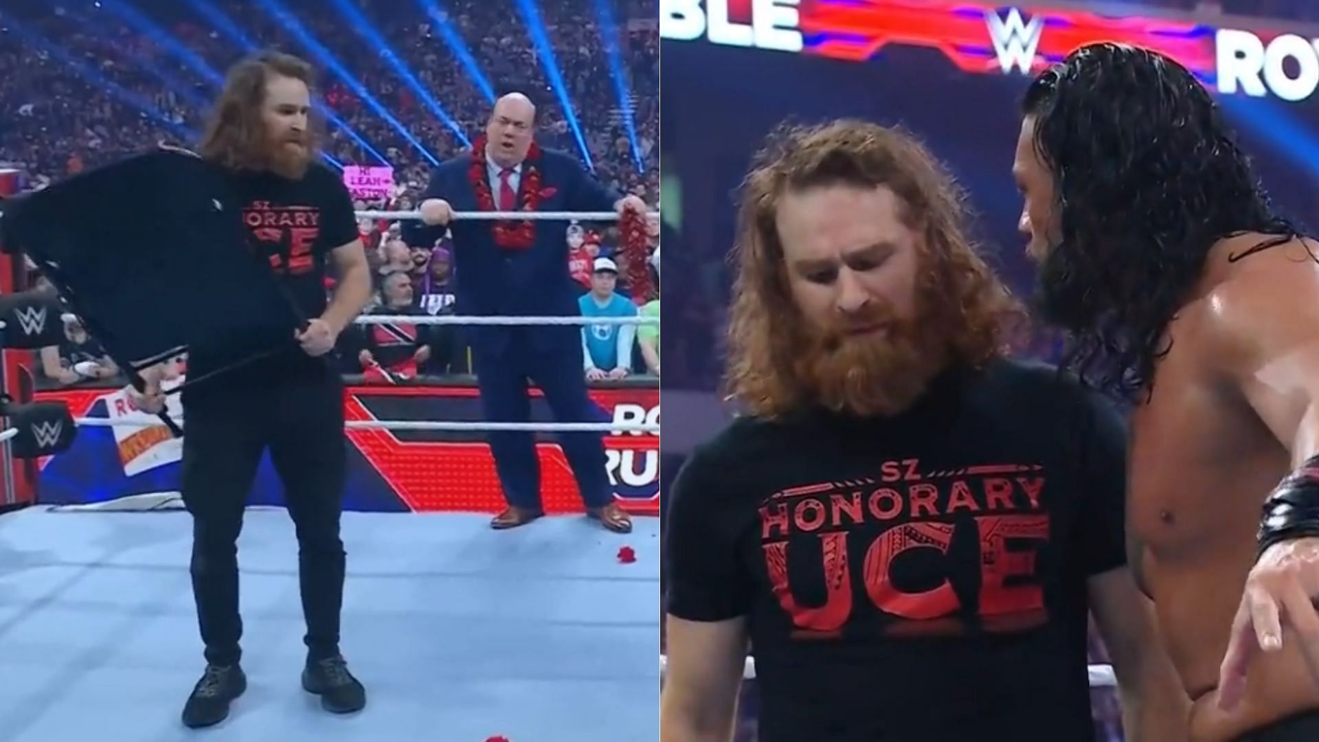 Sami Zayn betrayed Roman Reigns at the Royal Rumble.