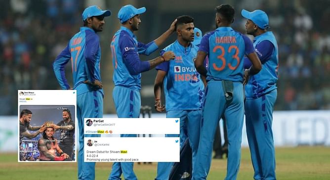 "Promising young talent with good pace" - Fans hail Shivam Mavi for dream debut against Sri Lanka