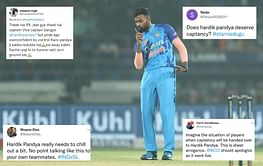"Is this how he will command respect" - Fans slam Hardik Pandya after he was caught abusing teammate during IND vs SL 2nd ODI