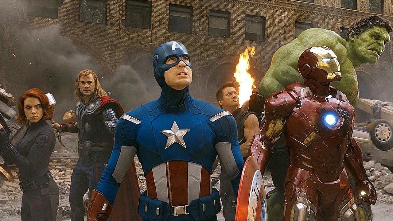 The superhero team assembles for the first time (Image via Marvel Studios)