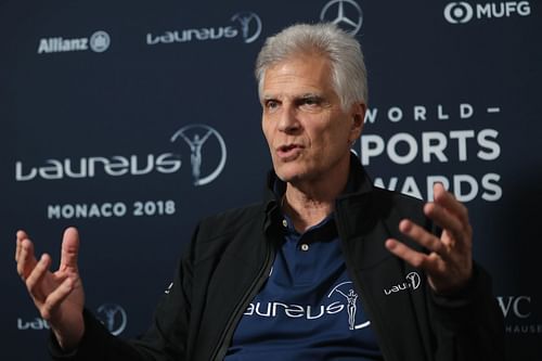 Mark Spitz at the 2018 Laureus World Sports Awards