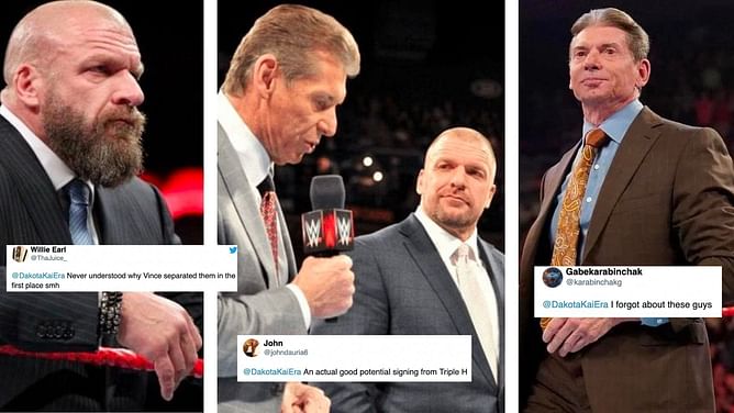 "Vince will love firing them" - Twitter reacts to Triple H possibly bringing back former WWE tag team champions after three-year hiatus