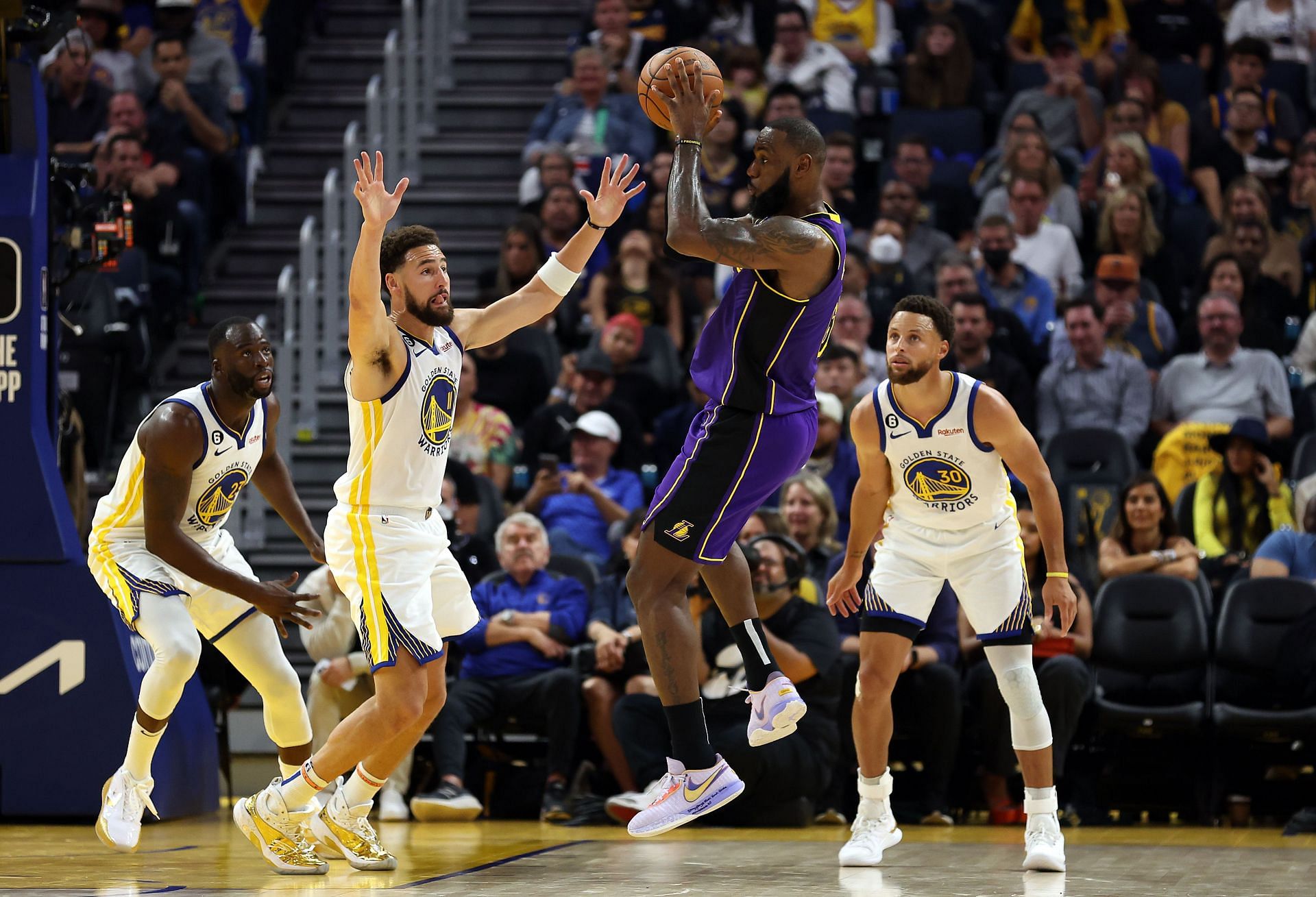LeBron James, Golden State Warriors vs Los Angeles Lakers