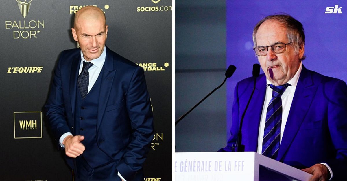 The French football president has taken a dig at Zinedine Zidane