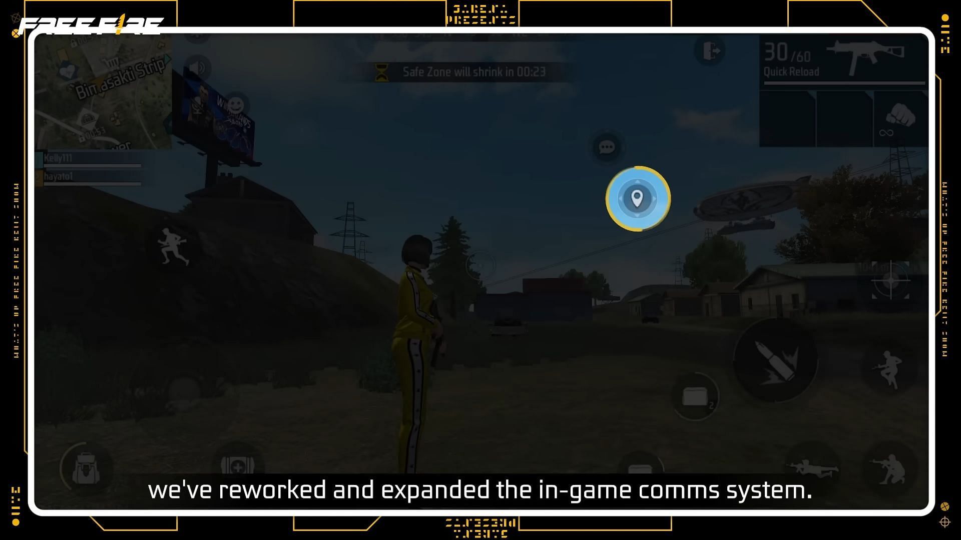 In-game communications will be refined (Image via Garena)