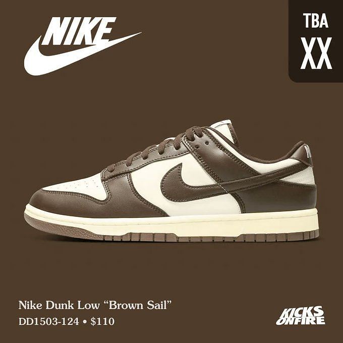 Nike Dunk Low Cacao Wow Womens Lifestyle Shoes Brown White DD1503-124 –  Shoe Palace