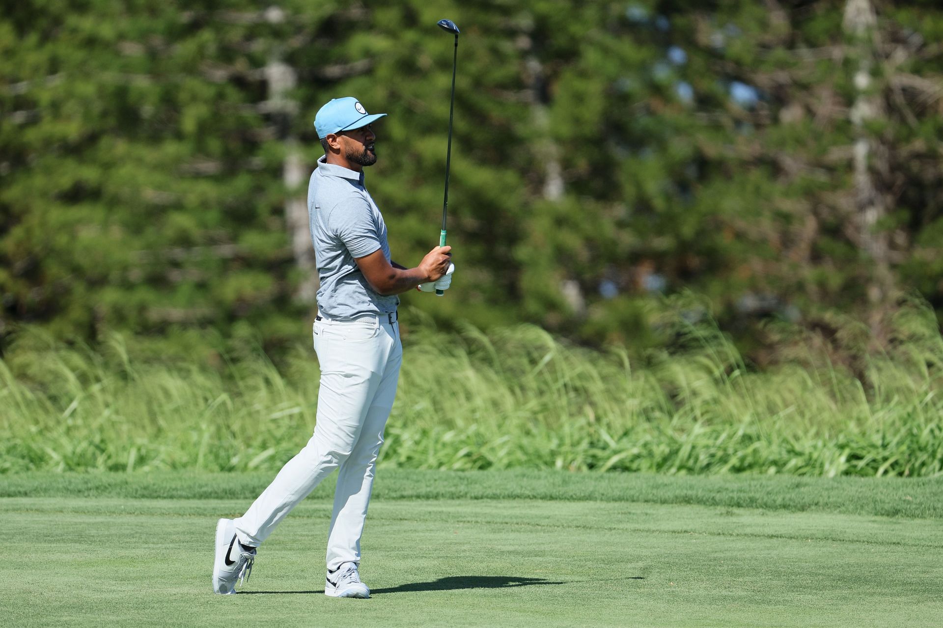 Tony Finau at the Sentry Tournament of Champions - Round Three (Image via Andy Lyons/Getty Images)