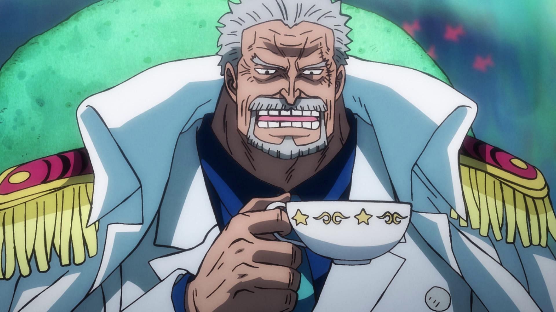 Garp is a Vice Admiral, but he is as strong as the Admirals, if not stronger than them (Image via Toei Animation, One Piece)