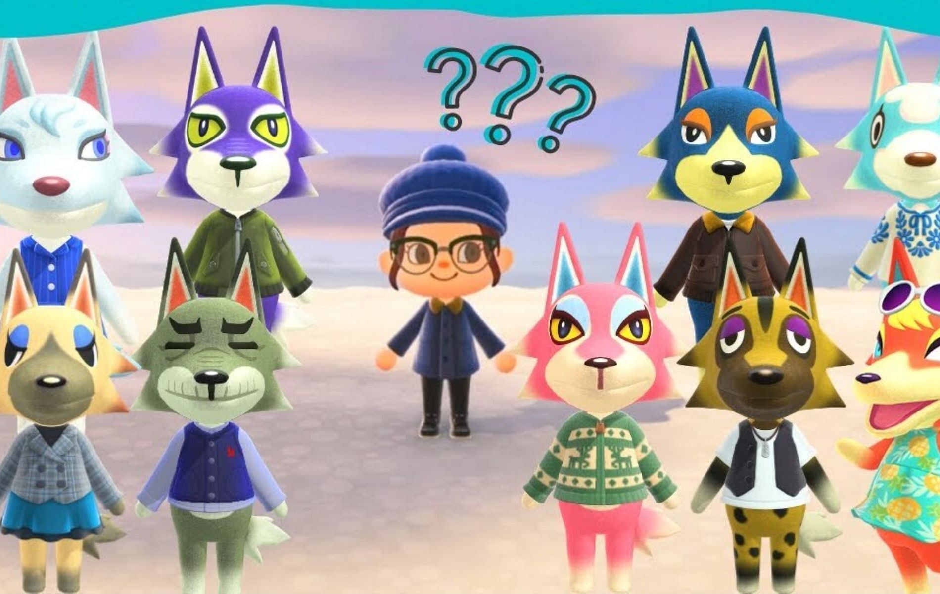 A look at all 13 wolf villagers in Animal Crossing: New Horizons