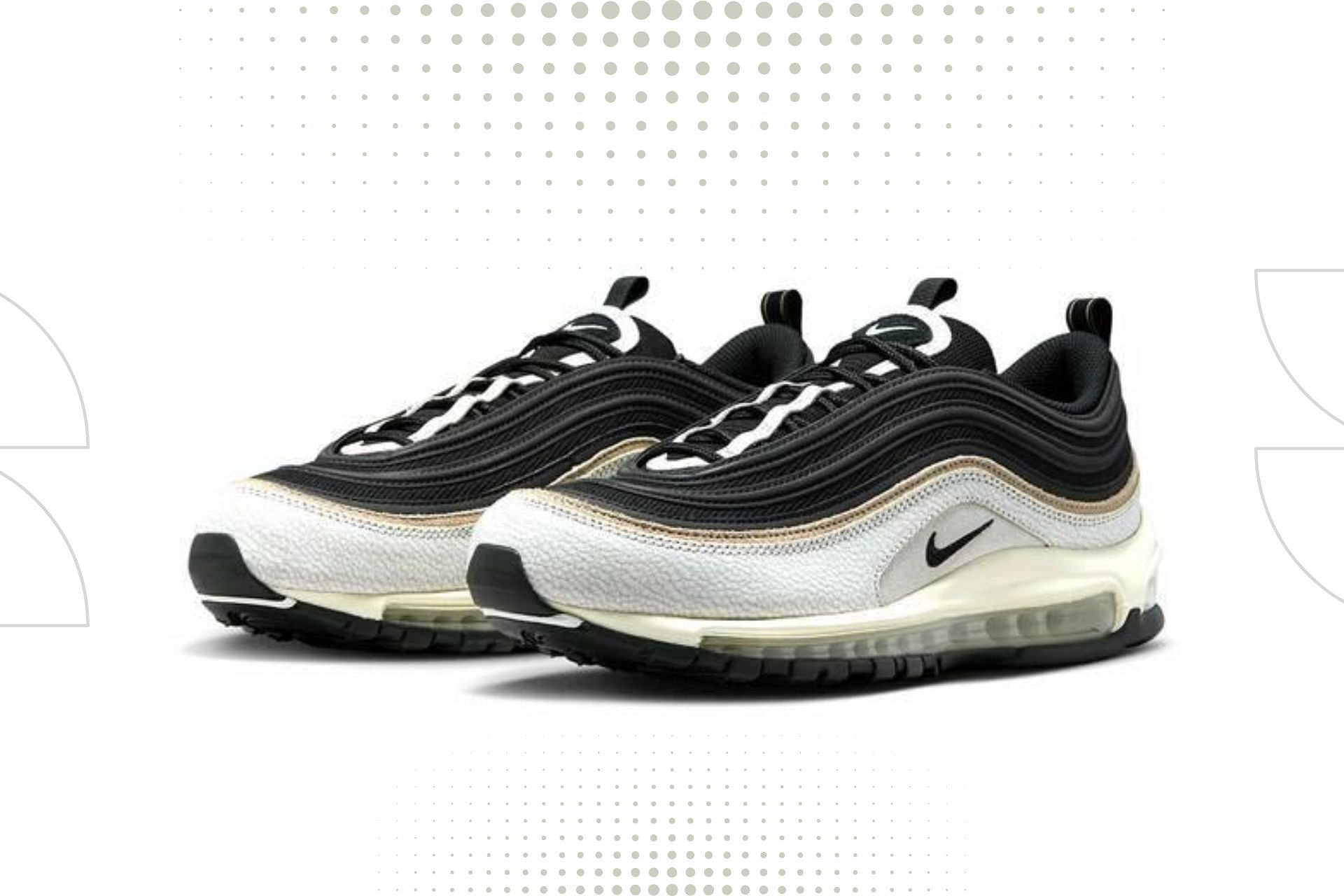 Nike Air Max 97 Black/White shoes (Image via Nike)