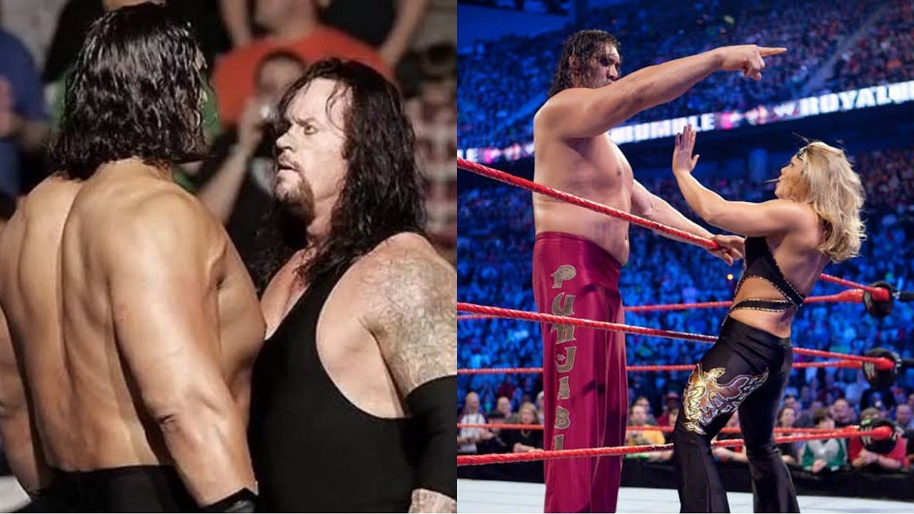 WWE दिग्गज द ग्रेट खली, द अंडरटेकर और बेथ फीनिक्स 
