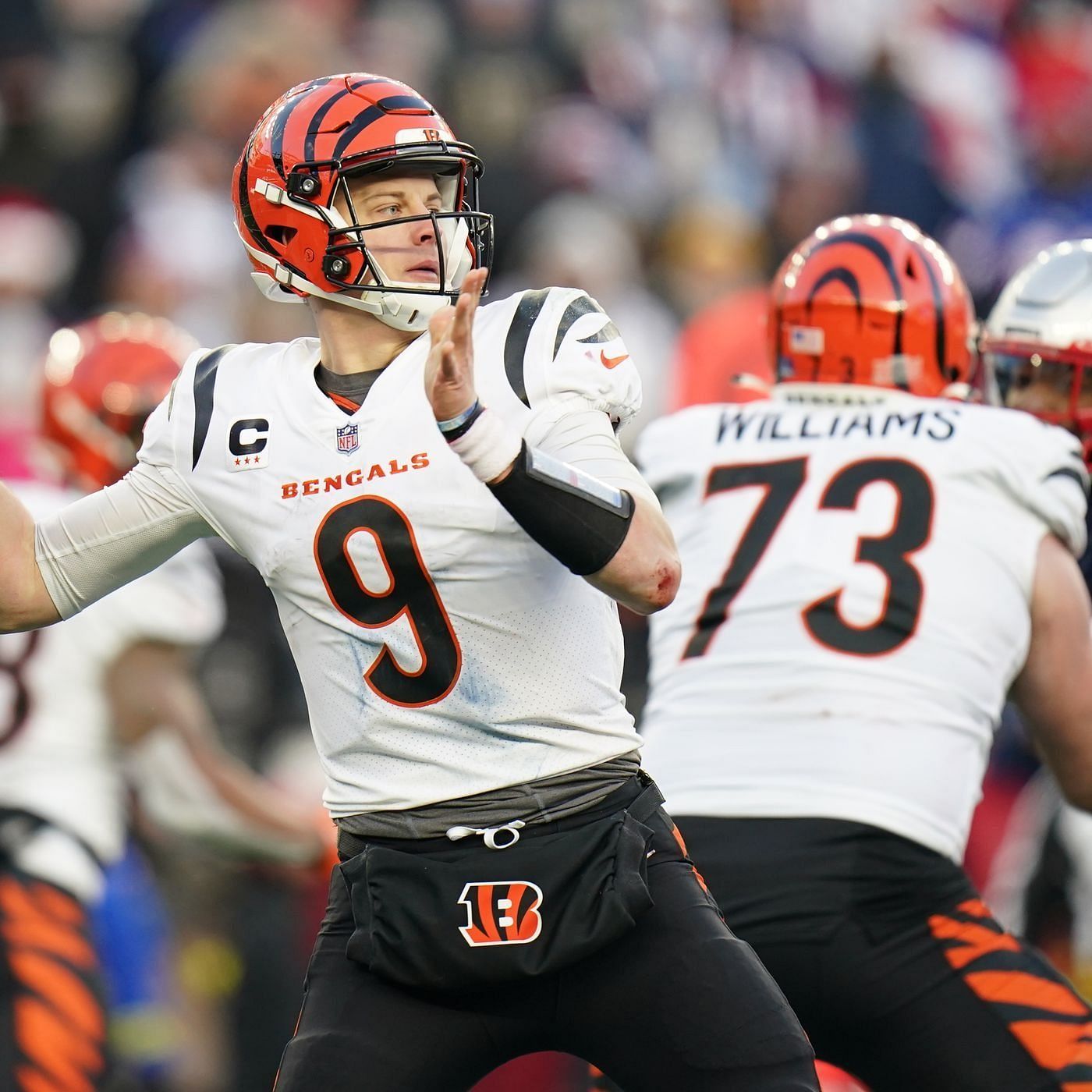 Joe Burrow started his professional career in 2020 with the Bengals (Image via USA Today)