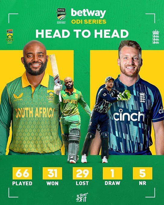 SA Vs ENG ODI 2023 Telecast Channel: Where To Watch And Live Streaming ...