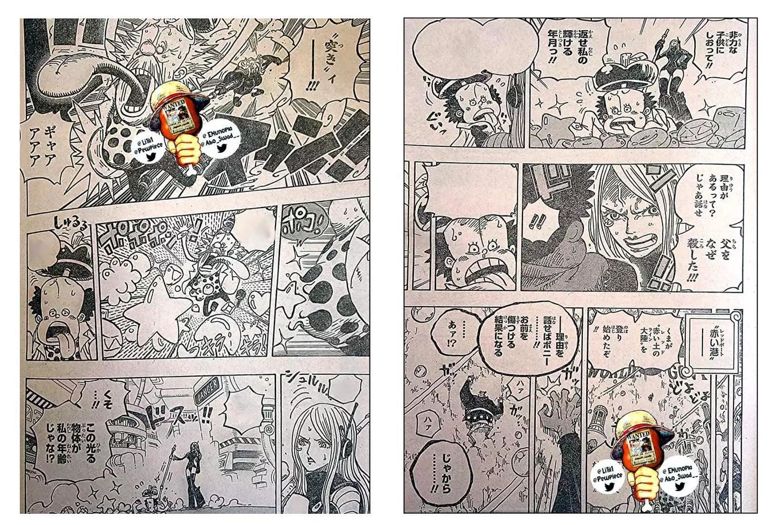 Bonney gets a hold of Vegapunk and turns him into a child (Image via Eiichiro Oda)
