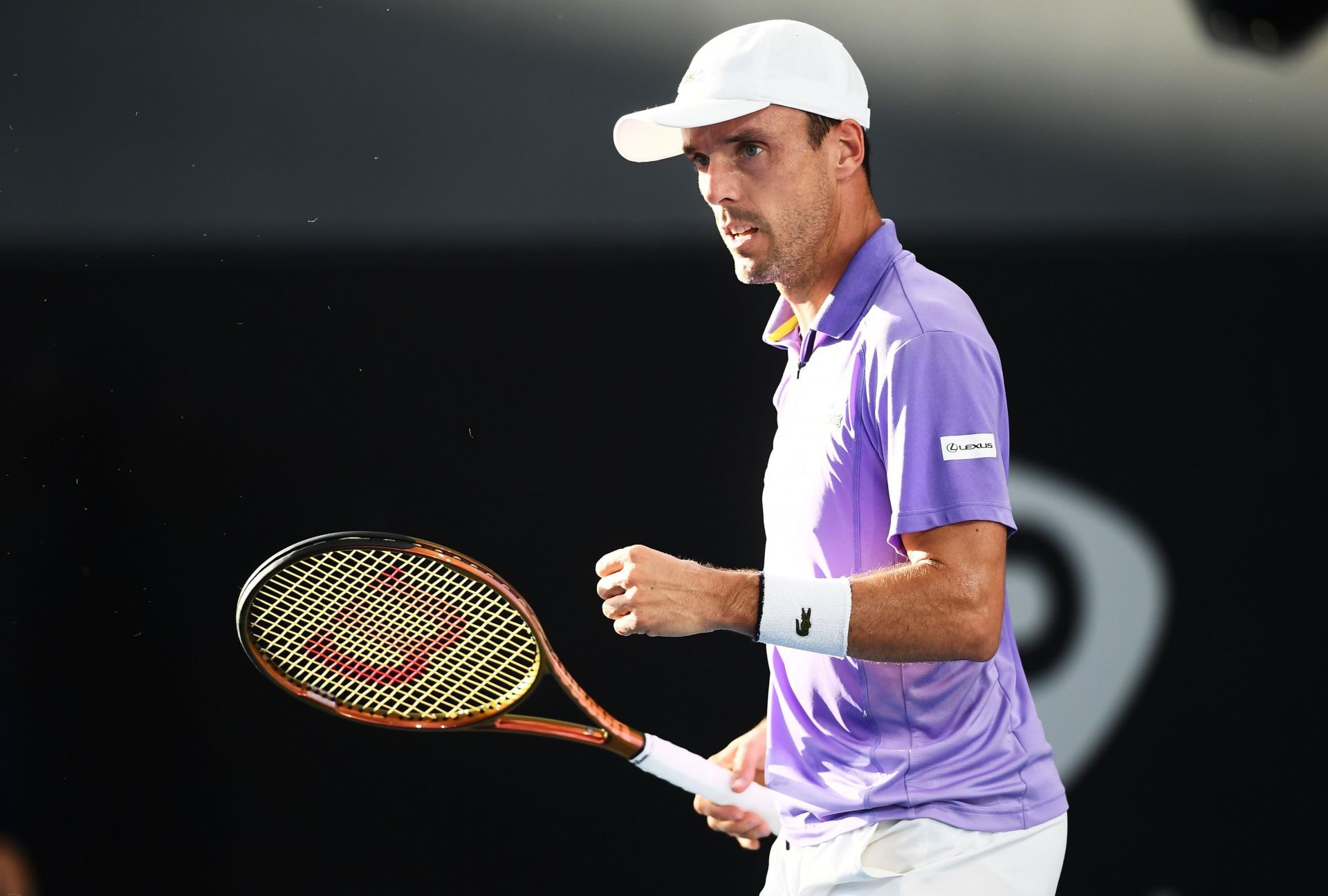 Roberto Bautista Agut at the 2023 Adelaide International 2.