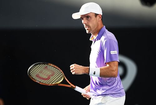 Roberto Bautista Agut at the 2023 Adelaide International 2.