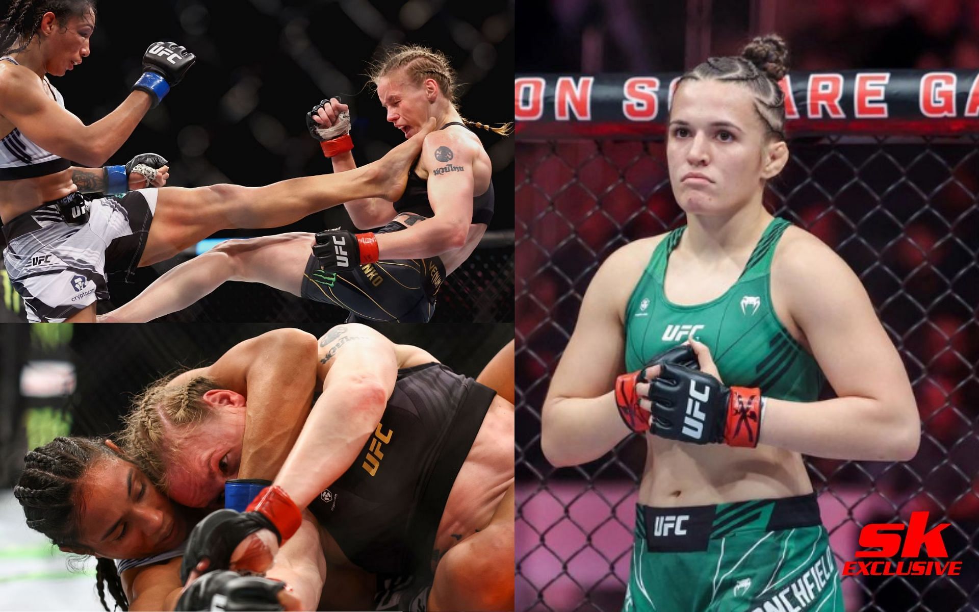 Erin Blanchfield answers if Valentina Shevchenko almost losing to Taila Santos has any bearing on their fight [Images via: @blanchfield_mma on Instagram]