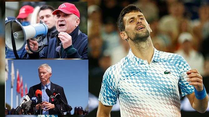 Australian Open cracks down on players and their teams after Novak Djokovic's father Srdjan sparks pro-Russia sentiments