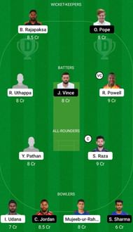 DUB vs GUL Dream11 Prediction Team Today, Match 5, Grand League