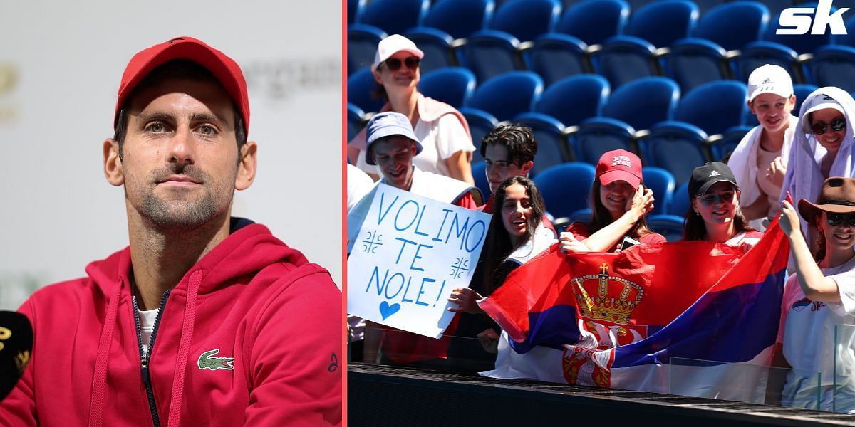 Novak Djokovic hopes to get a good reception from the fans in Melbourne this year