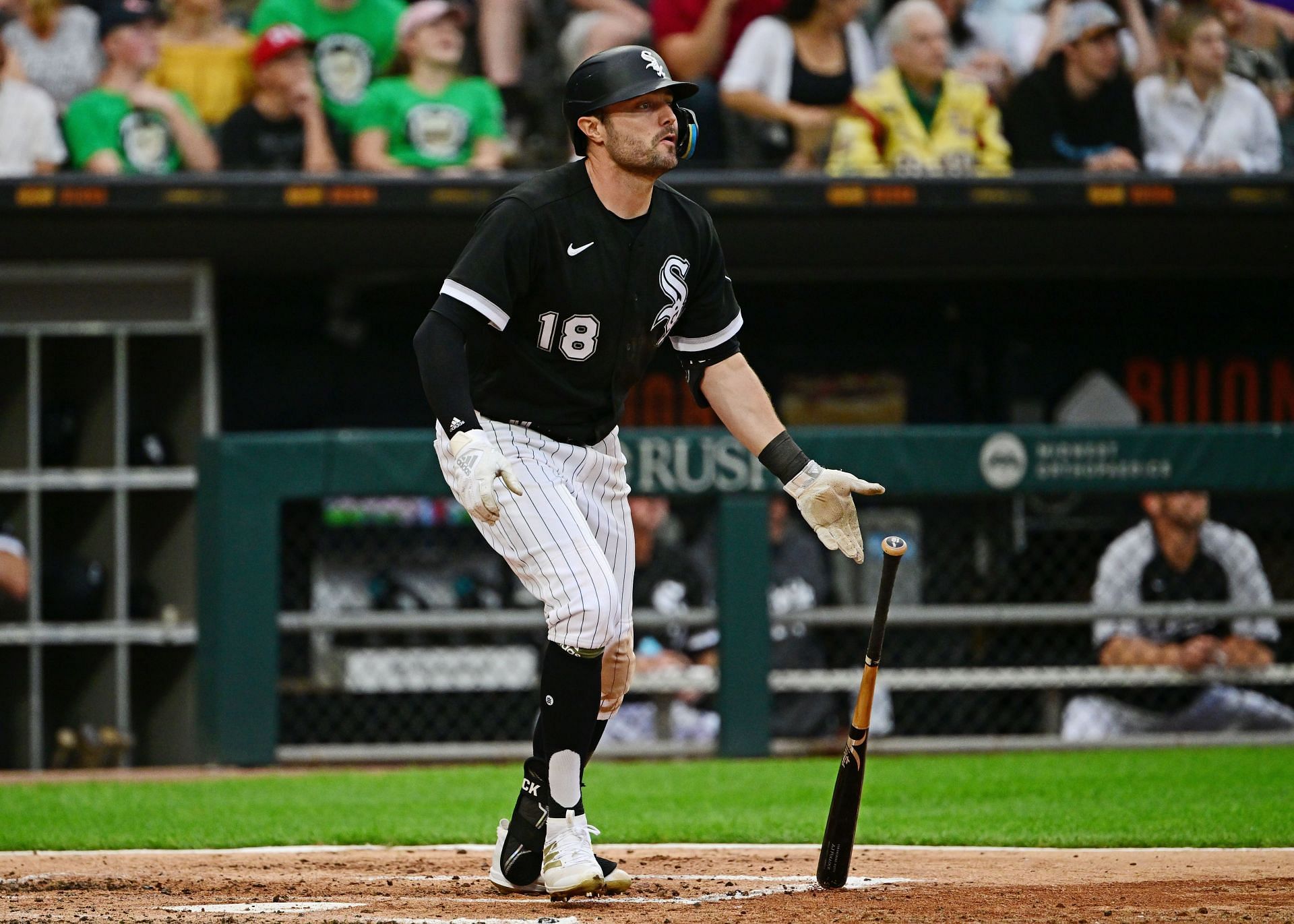 A.J. Pollock in left field for Mariners on Tuesday afternoon