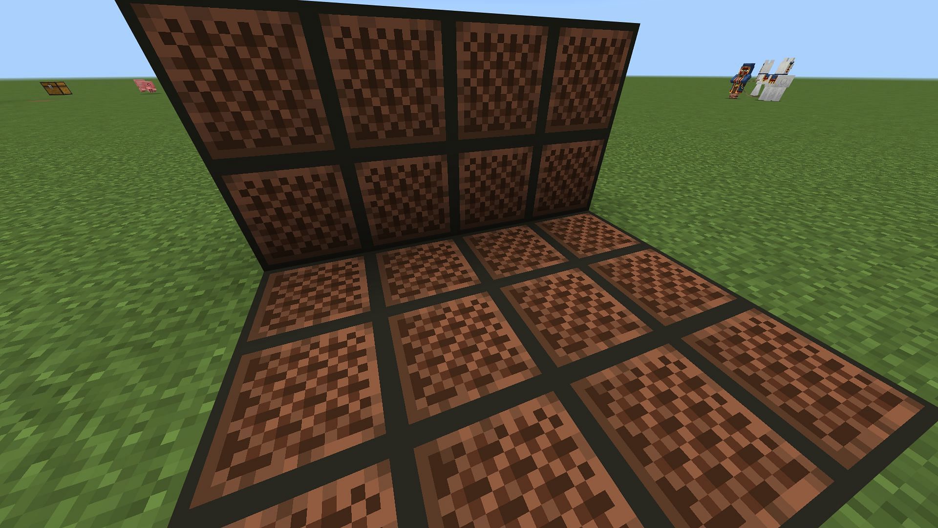 Note Blocks are used to create music, but they have unique texture and can be used as building blocks in Minecraft (Image via Mojang)