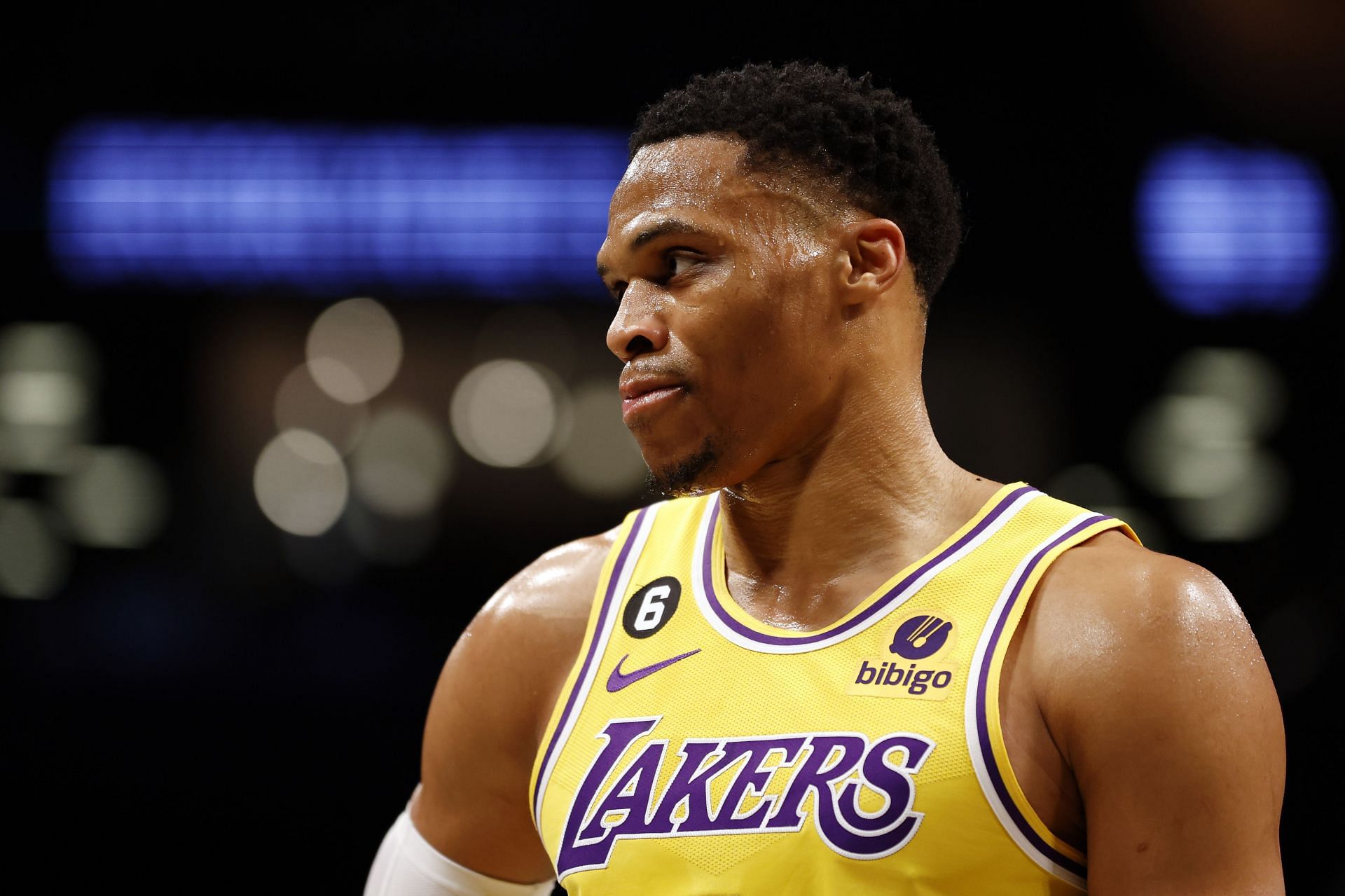 LA Lakers point guard Russell Westbrook