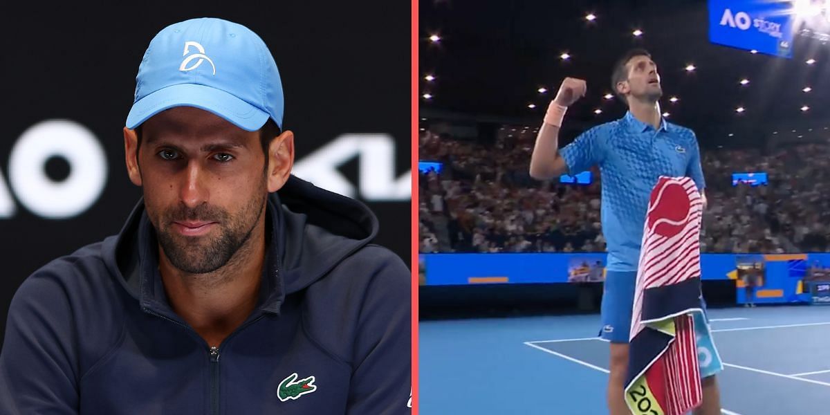Novak Djokovic took to Instagram to hit back at criticism for his Australian Open toilet break controversy