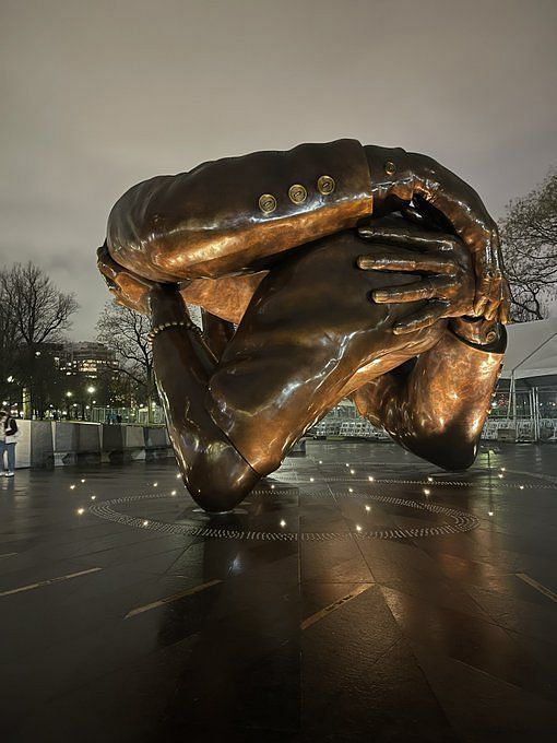 Who is Seneca Scott? MLK Embrace sculpture in Boston slammed online