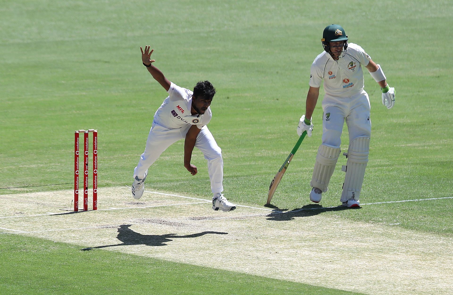 T Natarajan made a huge impact in his debut Test. Pic: Getty Images