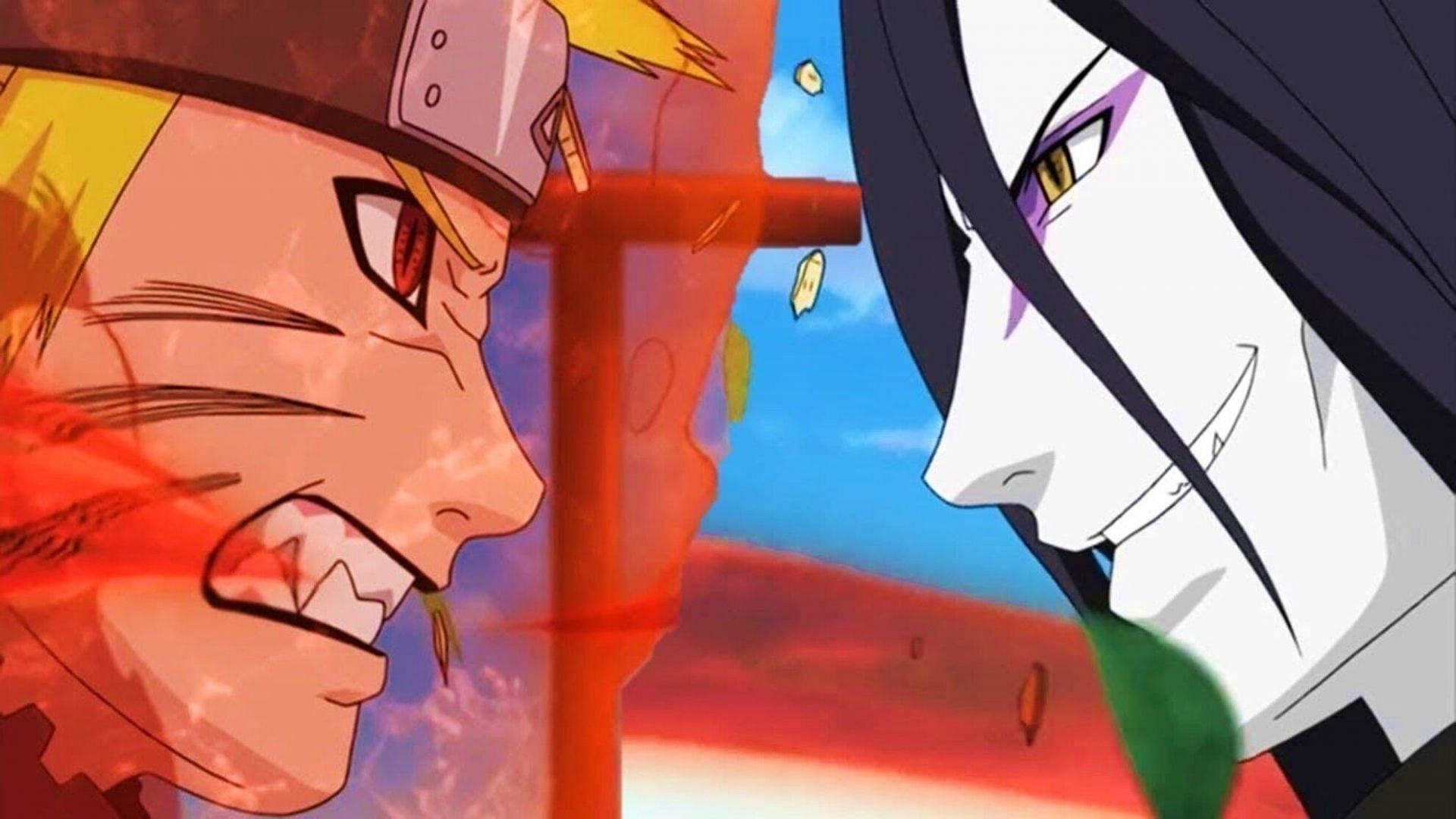 Naruto vs Orochimaru (Image via Pierrot Studios)