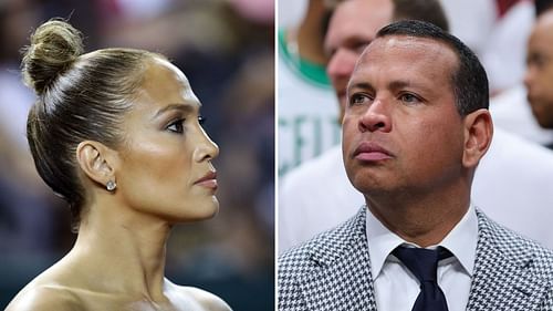 New York Yankees legend Alex Rodriguez with pop icon, Jennifer Lopez.