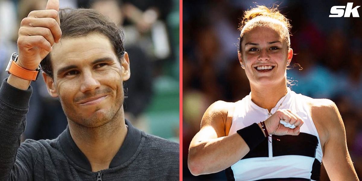 Rafael Nadal inspired Maria Sakkari to win.