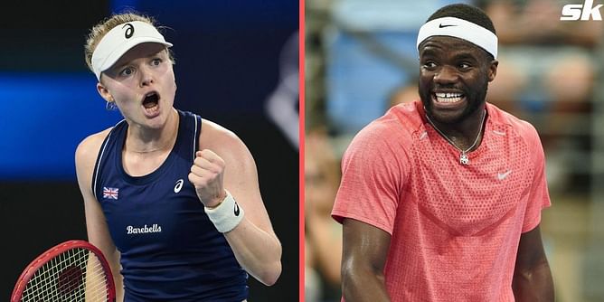 "You’re going down" - Harriet Dart banters with Frances Tiafoe ahead of Great Britain-USA clash at United Cup City Finals