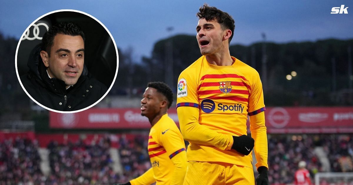 Barcelona manager Xavi spoke about Pedri