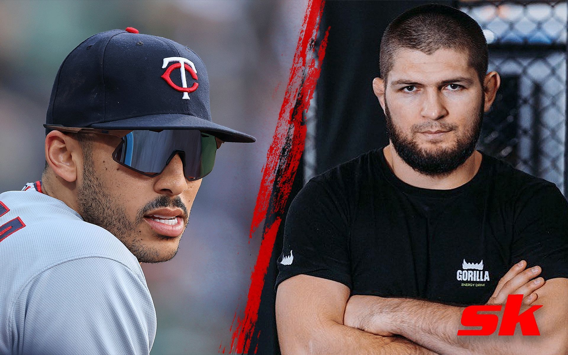 Carlos Correa (left) and Khabib Nurmagomedov (right) [Image Courtesy: Getty Images and @khabib_nurmagomedov on Instagram]