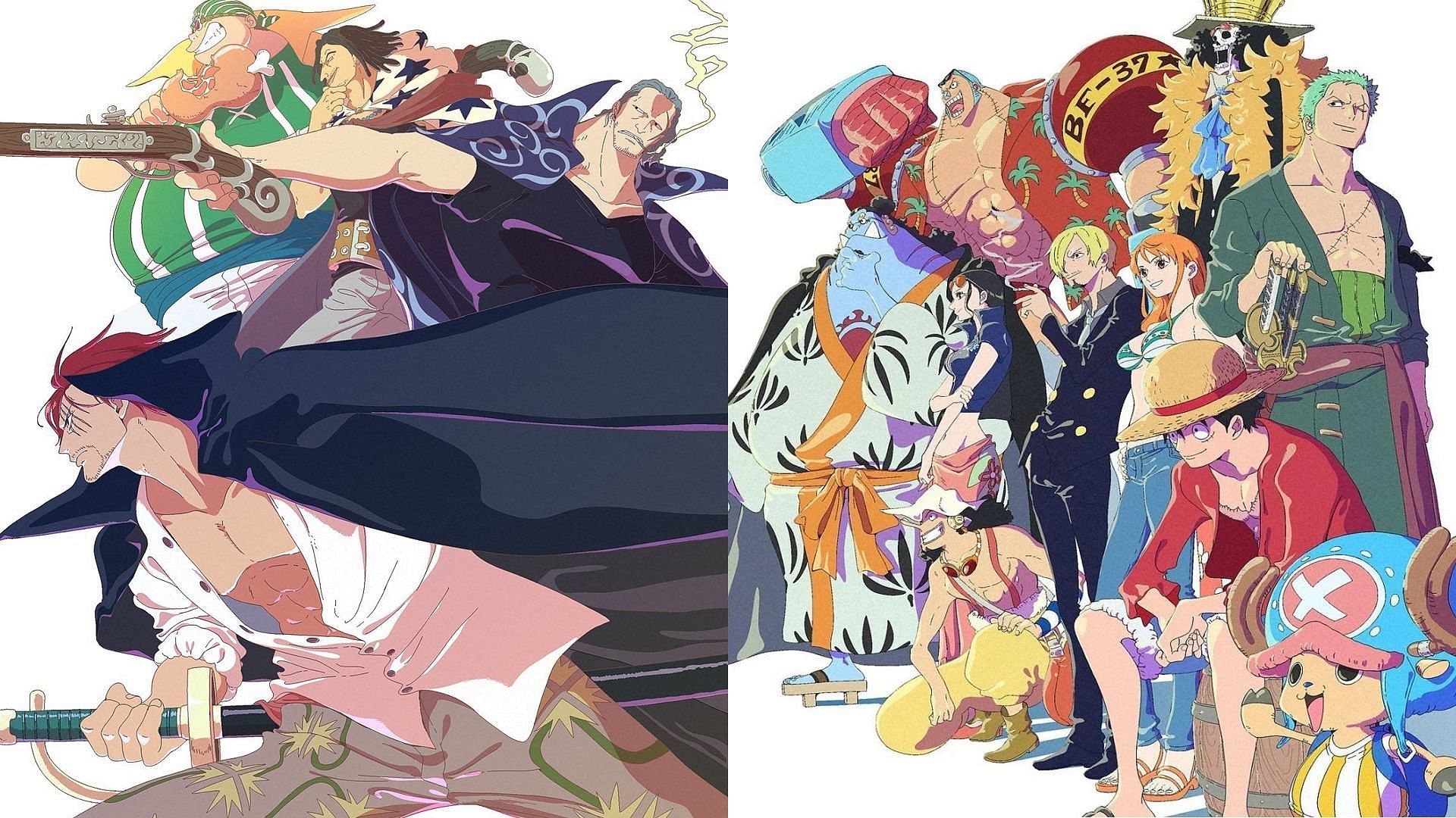 Shanks&#039; crew and Luffy&#039;s crew are very similar (Image via Toei Animation, One Piece)