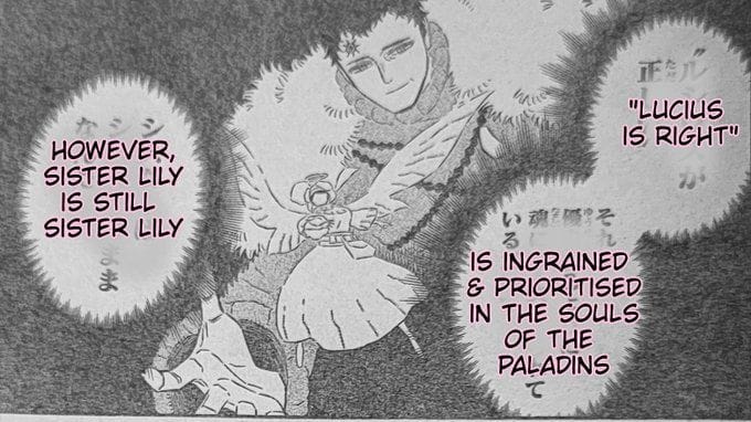 Black Clover chapter 349: Sister Lily's words exposed the flaw in