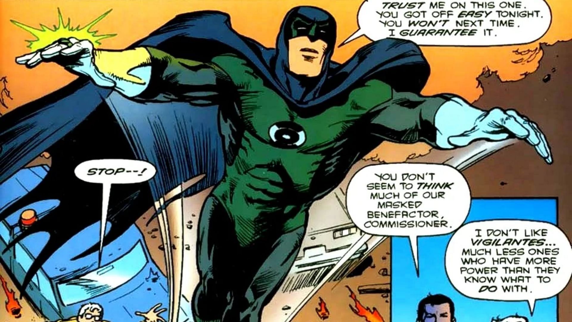 Batman as Green Lantern in Batman: In Darkest Knight (Image Credits: DC Comics)