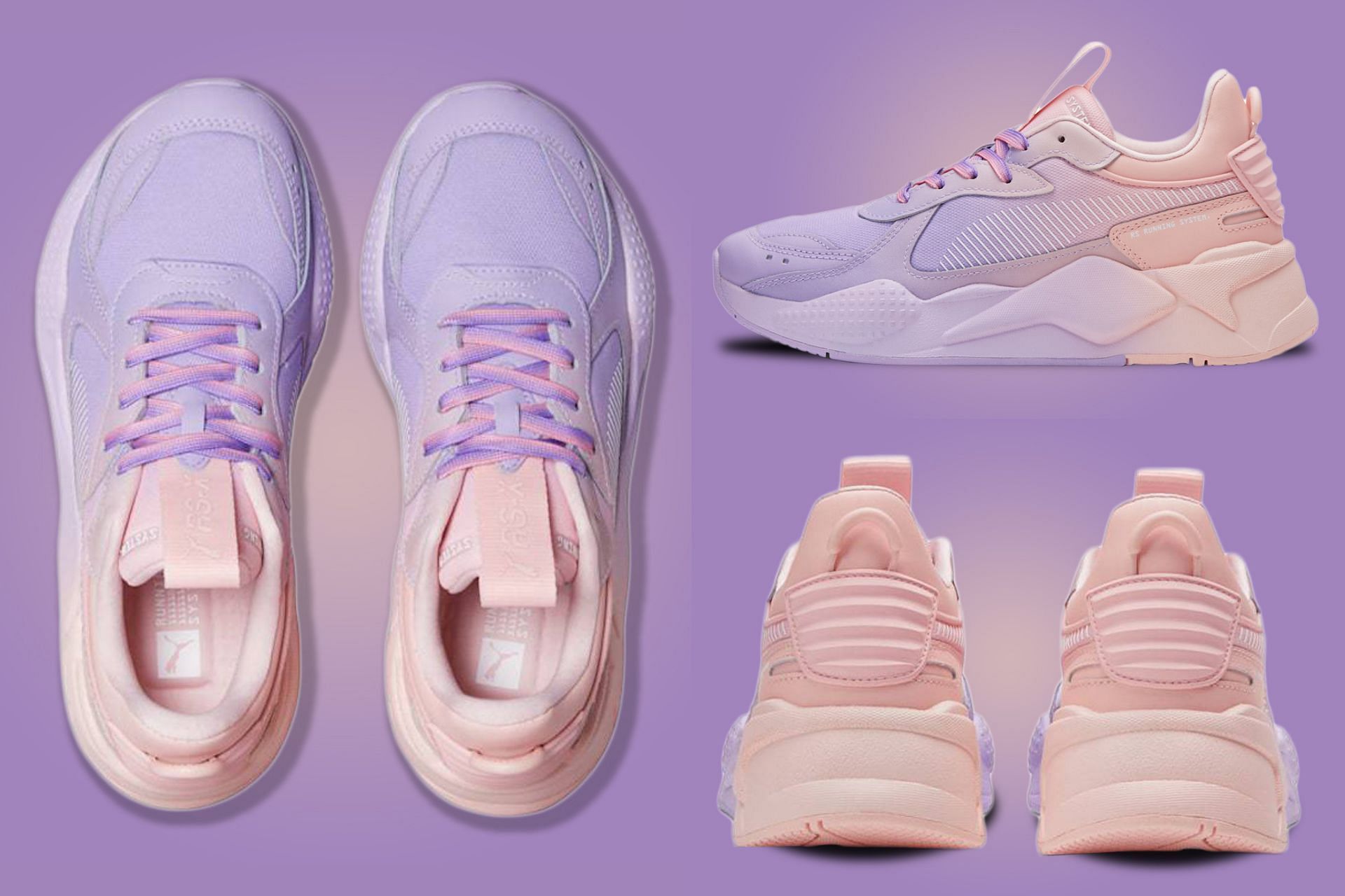 A detailed look at the upcoming violet and pink colorway (Image via Sportskeeda)