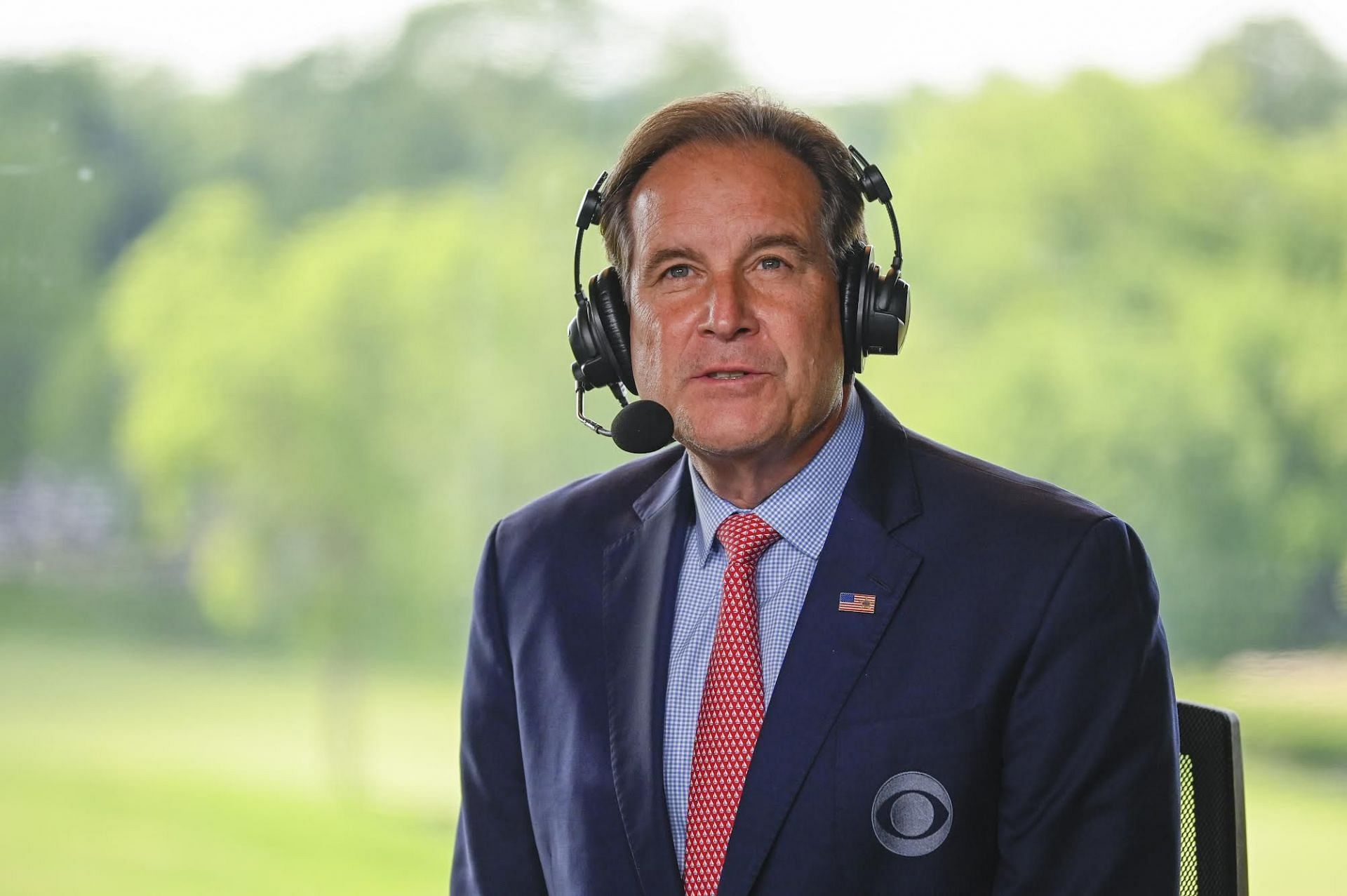 CBS Sports commentator Jim Nantz