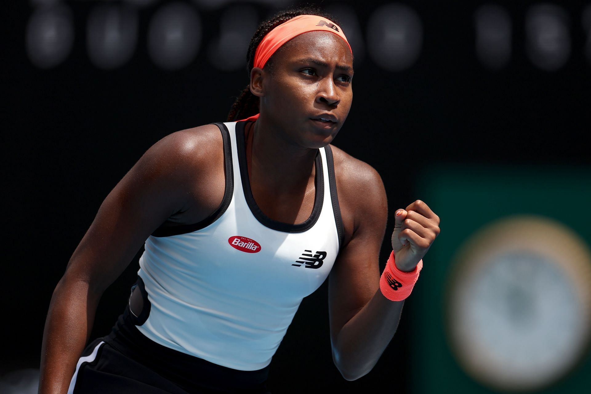 Coco Gauff in action at the 2023 Australian Open.