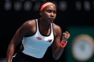 Coco Gauff in action at the 2023 Australian Open.