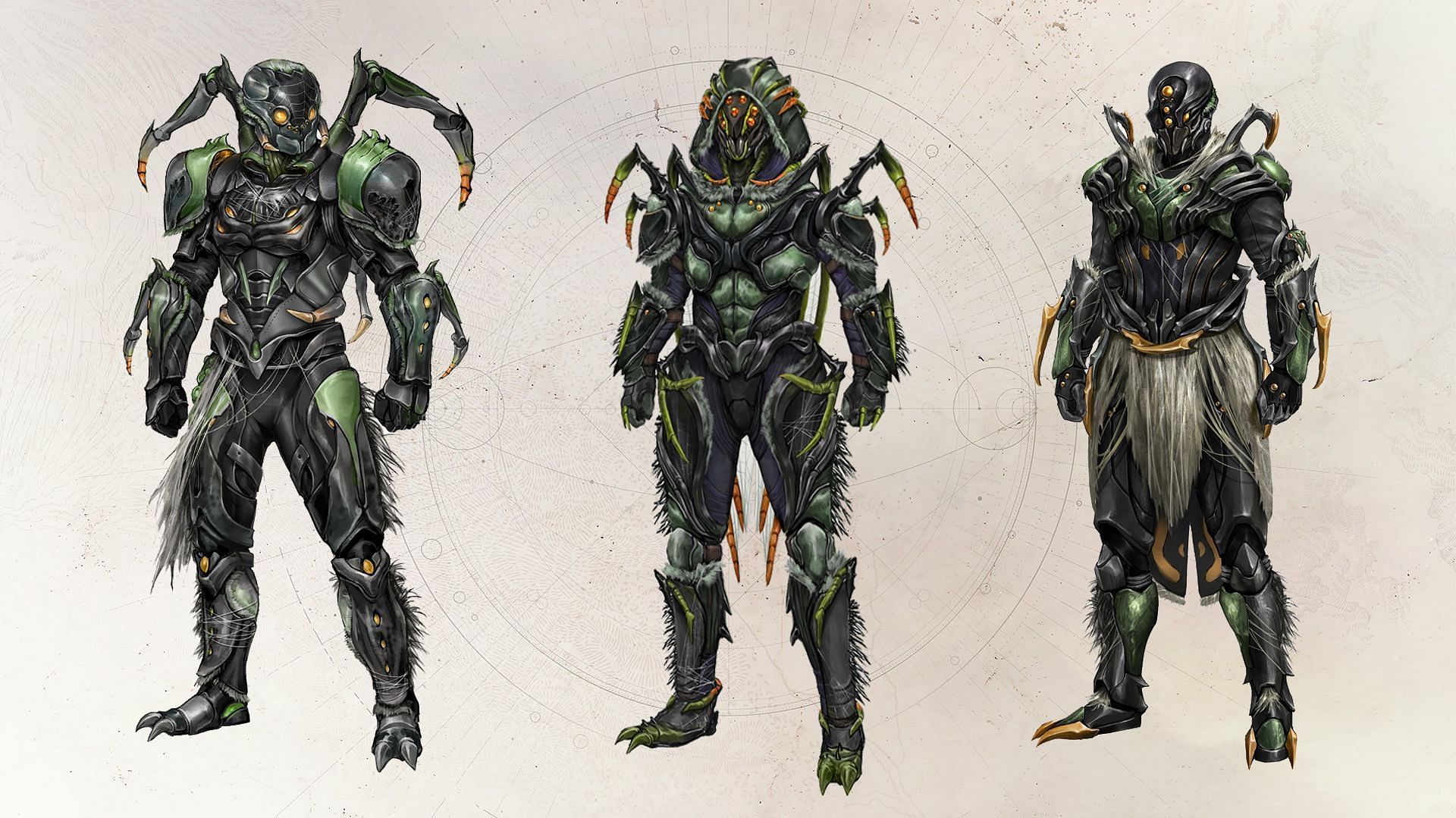 Destiny 2 spider armor set (Image via Bungie) 