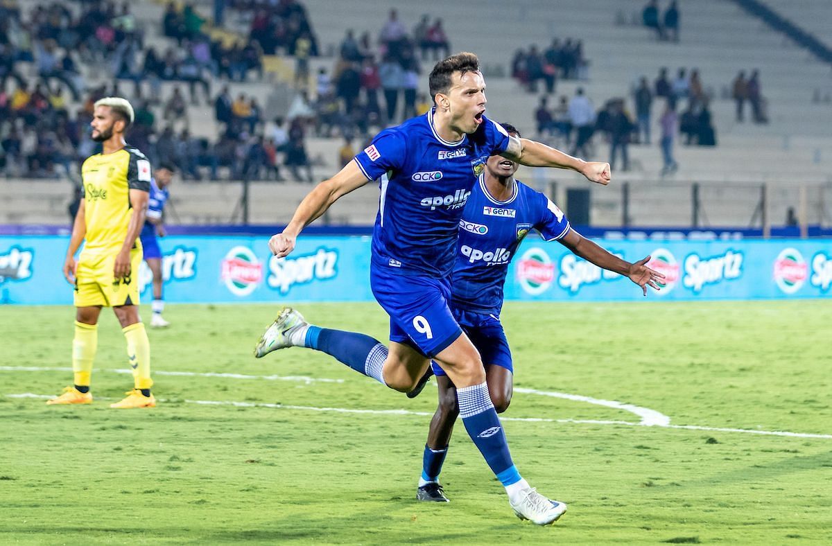 Sliskovic scored the first goal of the game (Image courtesy: ISL Media)