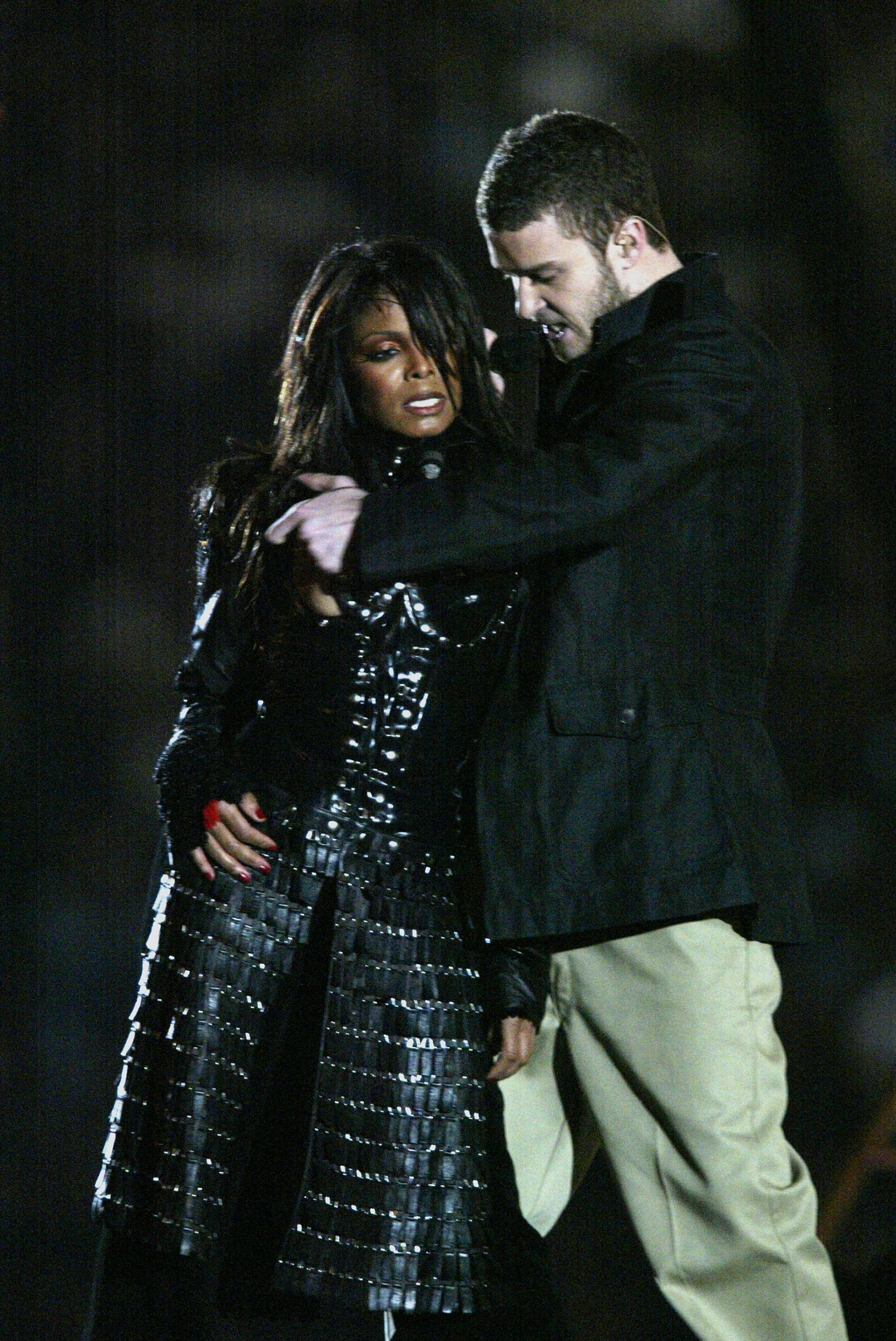 Timberlake and Jackson at the half-time show